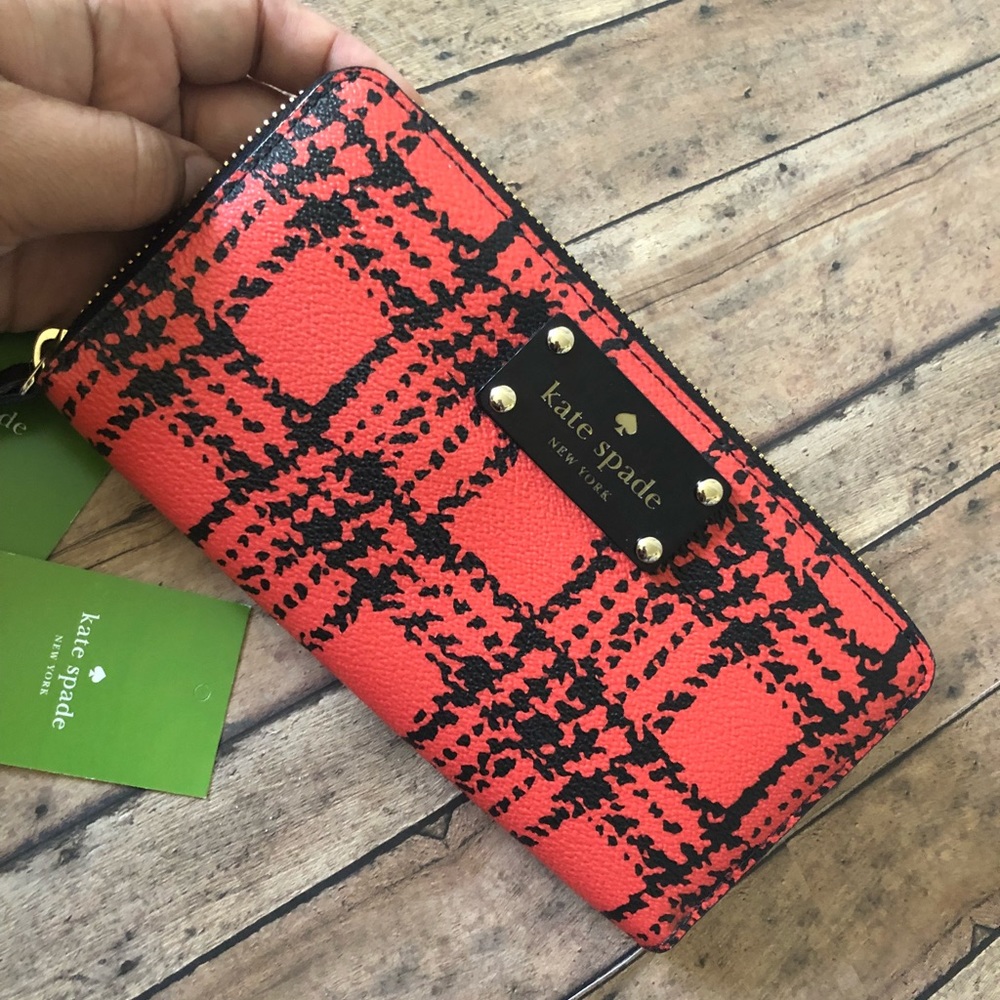 Kate Spade Lacey wallet (Belleville plaid)